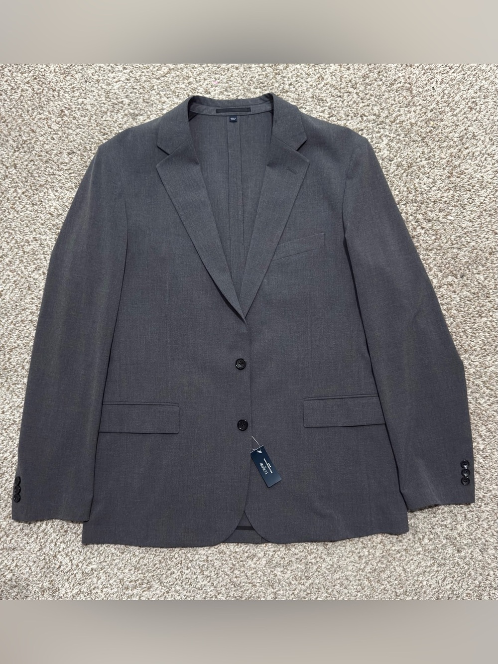 NWT J.Crew Factory Thompson Performance Suit Jacket Gray 44L AU591 Slim Fit